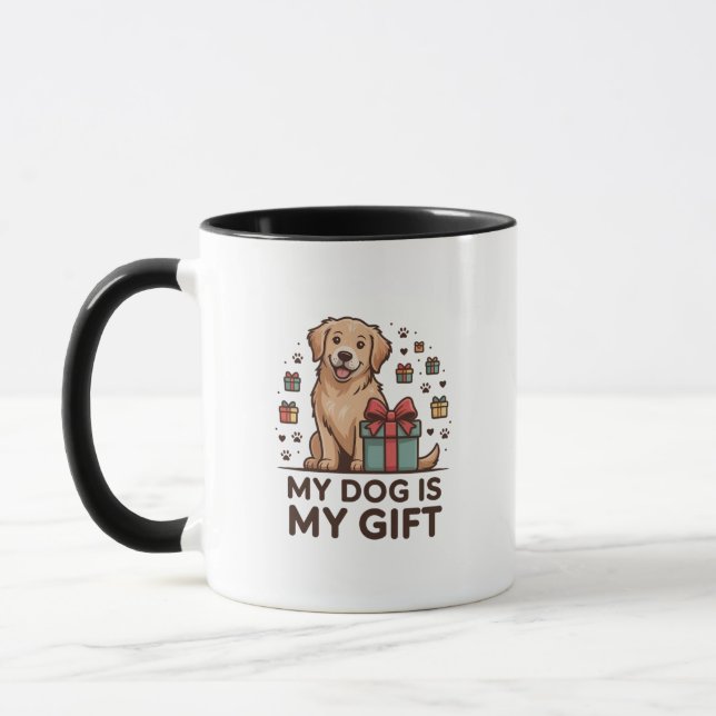 Taza My Dog Is My Gift Christmas (Izquierda)