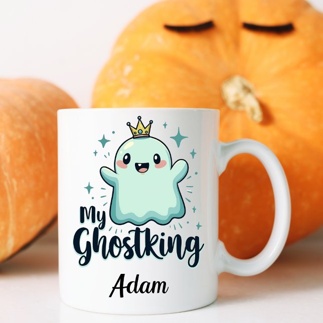 Taza My Ghostking Kawaii Halloween Mug for Boyfriend (Subido por el creador)