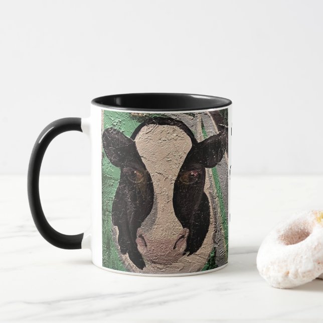 Taza My Leche Mug Diseñada Por Zazz_it (Con donut)