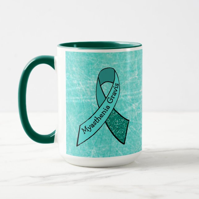 Taza Myasthenia Gravis Nunca Renuncia A La Esperanza MU (Izquierda)