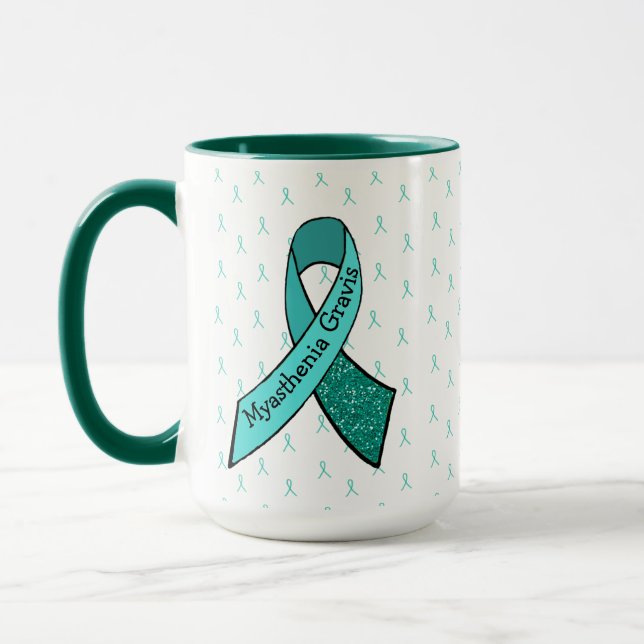 Taza Myasthenia Gravis Nunca Renuncia A La Esperanza MU (Izquierda)