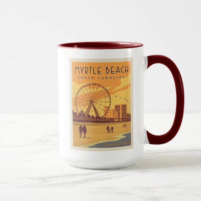 Taza Myrtle Beach | Carolina del sur (Derecha)