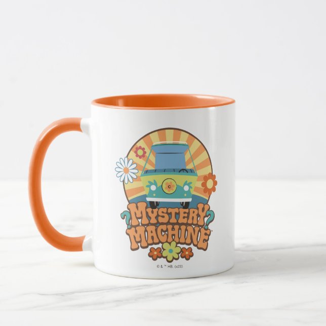 Taza Mystery Machine Van Floral Graphic (Izquierda)
