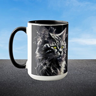 Taza Mystic Cat Eyes Mug - Audaz Arte Moderno