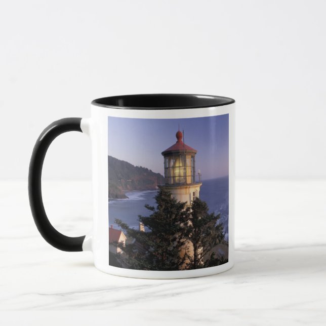 Taza NA, EE.UU., Oregón, Faro Heceta Head, (Izquierda)