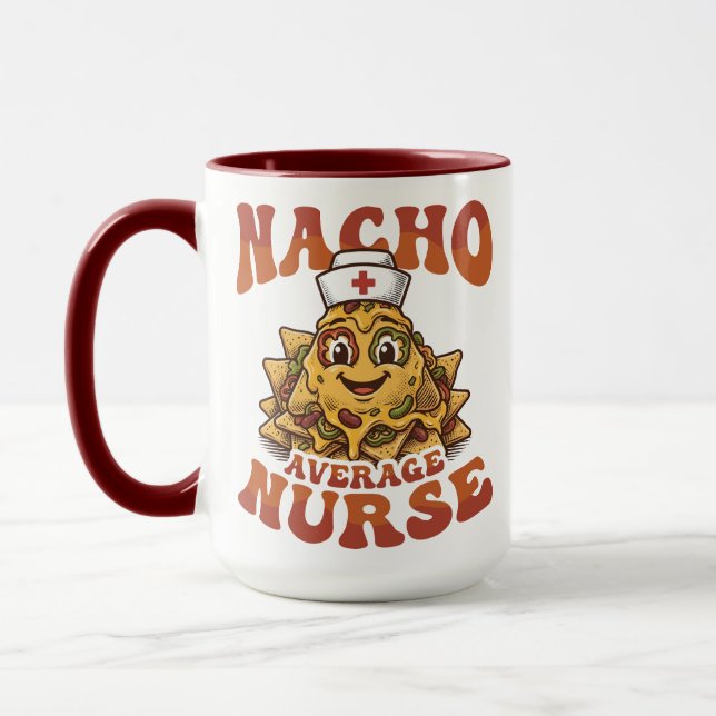 Taza Nacho Average Nurse Divertido Cinco de Mayo (Izquierda)