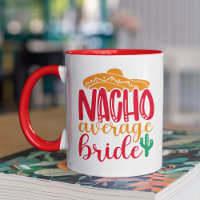 Nacho Promedio de Novia Española Funny Bodas Nombr