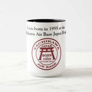 Taza Nací en 1955 en el hospicio Tachikawa AB Japan