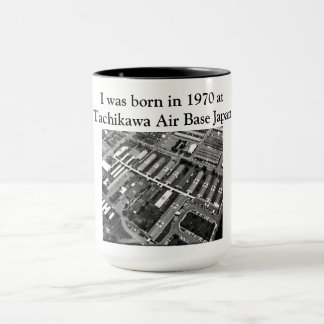 Taza Nací en 1970 en la Base Aérea Tachikawa Japón