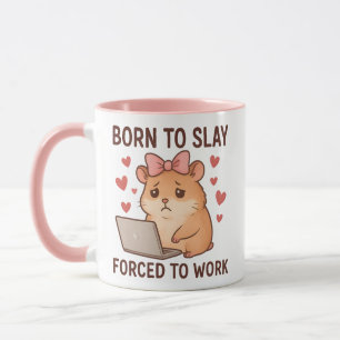 Taza Nacida para matar obligada a trabajar linda hámste