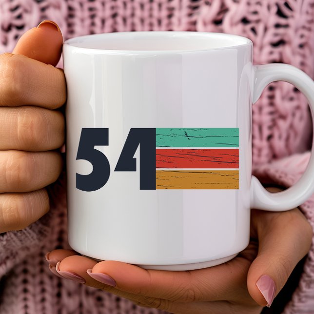 Taza nacido en 1954, cumpleaños vintage (Subido por el creador)