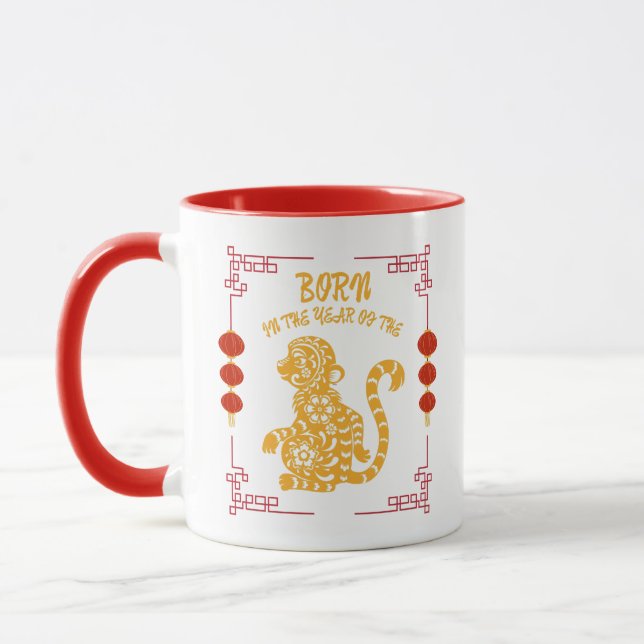 Taza Nacido en el Año del Mono (Izquierda)