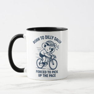 Taza Nacido para demorarse Recoger la bicicleta de koal