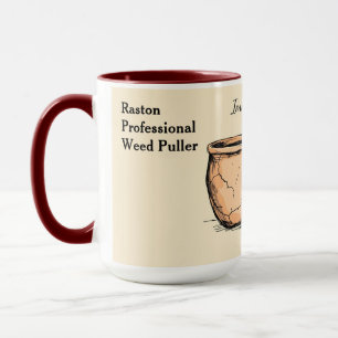 Taza Nacido para el regalo de la ilustración botánica d