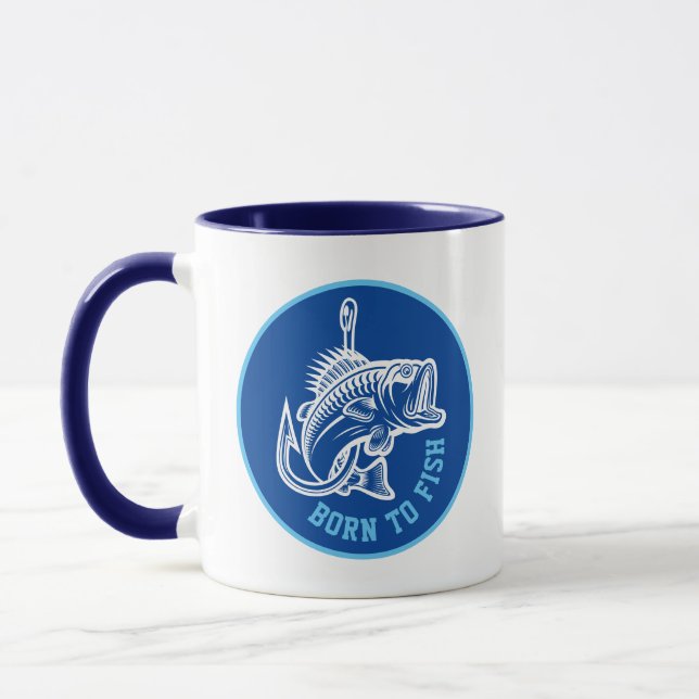 Taza Nacido Para Pescado (Izquierda)