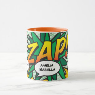 Taza Nacimiento Bebé Estadísticas de historietas libro 