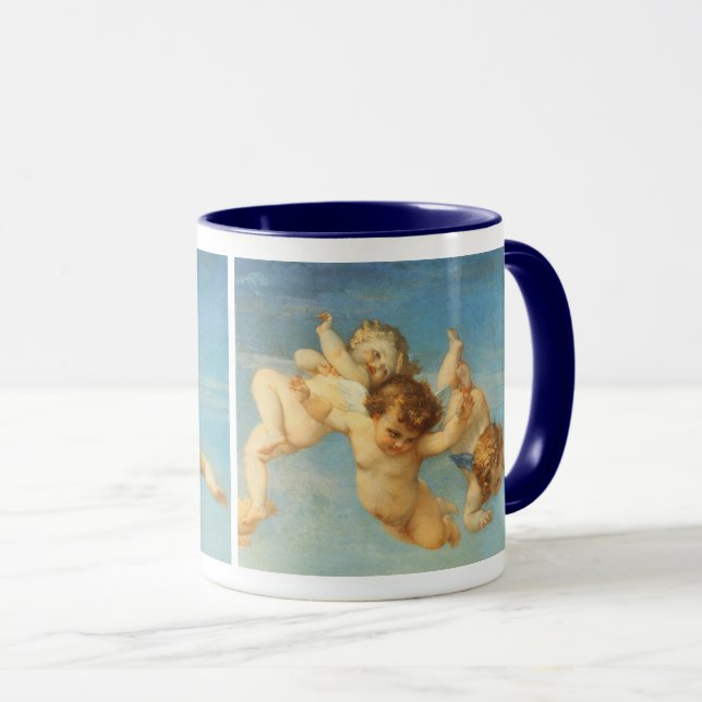 Taza Nacimiento de Venus, detalle de ángeles por Alexan (Anverso derecho)
