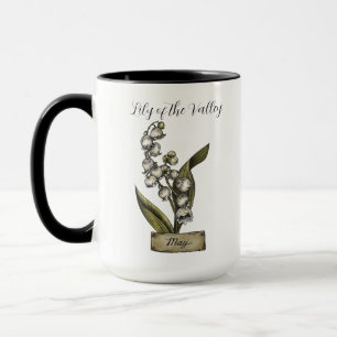 Taza Nacimiento Flor MAYO Nacimiento Lily Valley