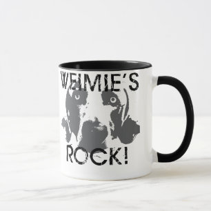 Taza Nación de Weimaraner: ¡ROCA de Weimies!