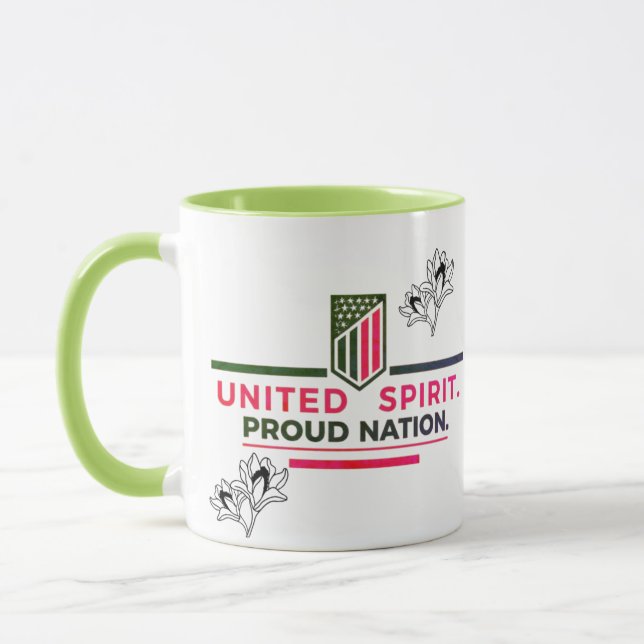 Taza Nación orgullosa del Espíritu Unido (Izquierda)
