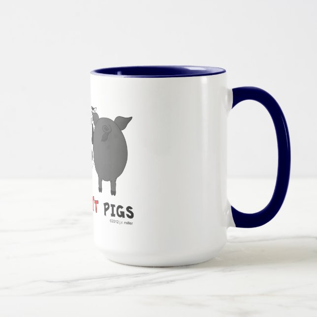 Taza Nada empalma cerdos (Derecha)
