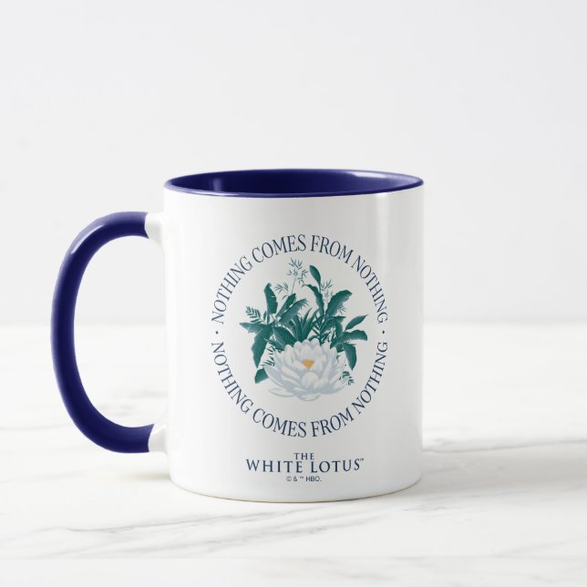 Taza Nada Viene De Nada: El Lotus Blanco (Izquierda)