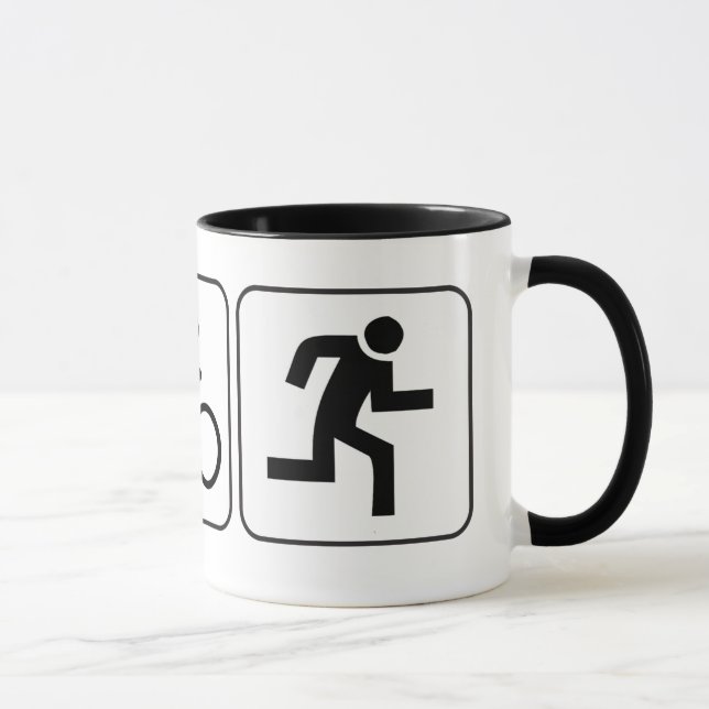 Taza Nadada, bici, funcionamiento - Triathlon (Derecha)