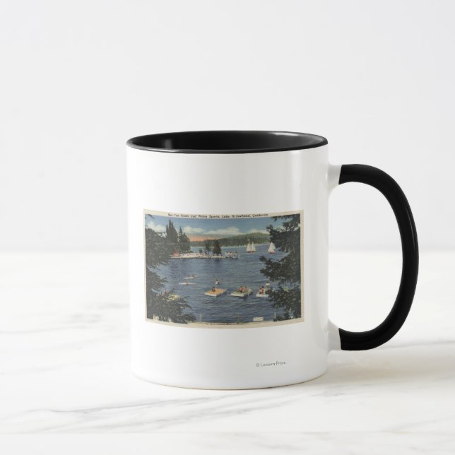 Taza Nadadores Con Flotas Y Deportes (Derecha)
