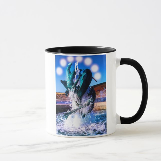 Taza Nadando con delfines (Derecha)