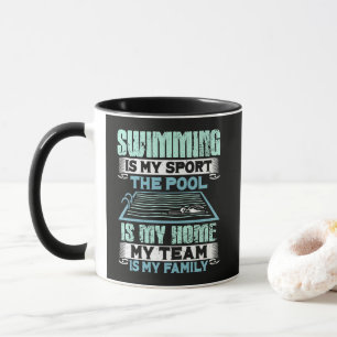 Taza Nadar Es Mi Deporte La Piscina Es Mi Hogar