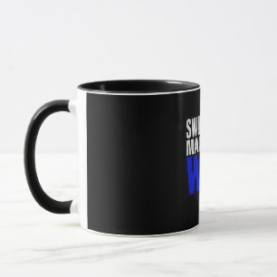 Taza Nadar Me Hace Camiseta De Larga Manga Húmeda