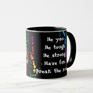 Taza [Nadie Recuerda El Buen Chica] Pintar La Placa