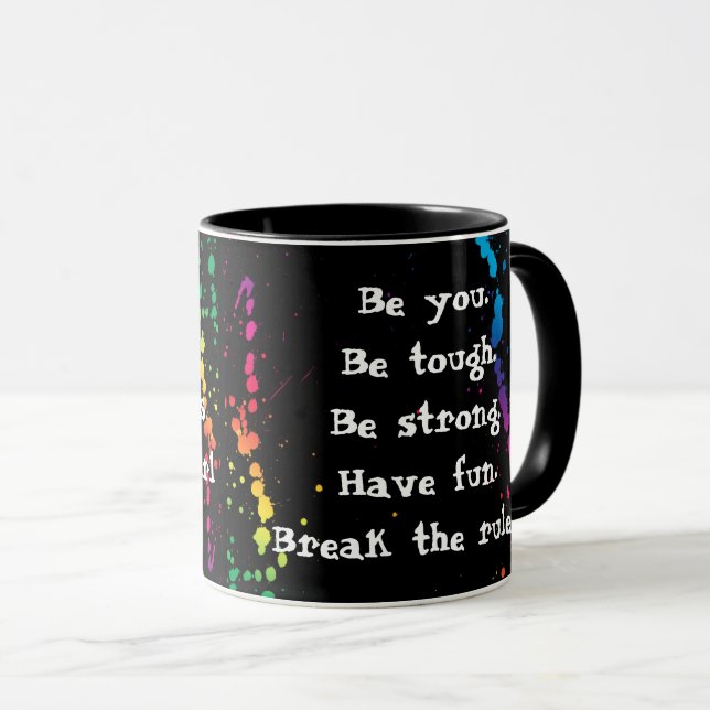 Taza [Nadie Recuerda El Buen Chica] Pintar La Placa (Anverso derecho)