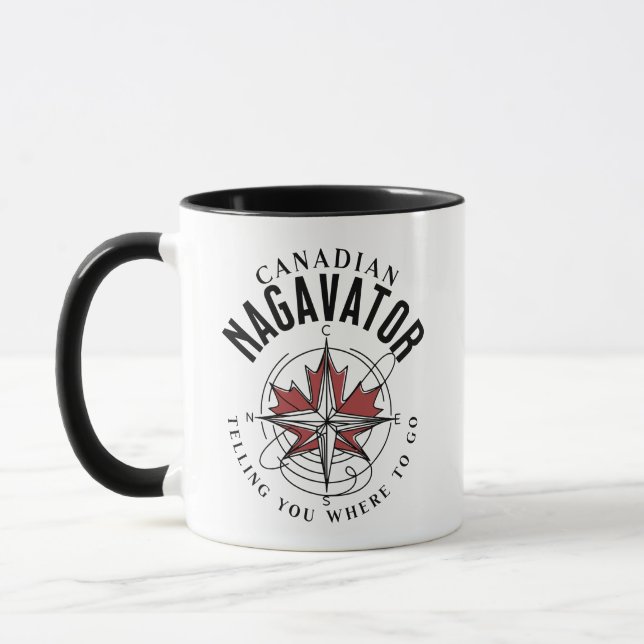 Taza Nagavator canadiense te dice dónde ir al tumbler (Izquierda)