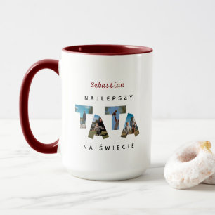 Taza NAJLEPSZY TATA NA ŚWIECIE enorme Mug