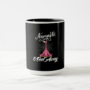 Taza Namaste a 6 metros de distancia Flamingo Yoga Teac