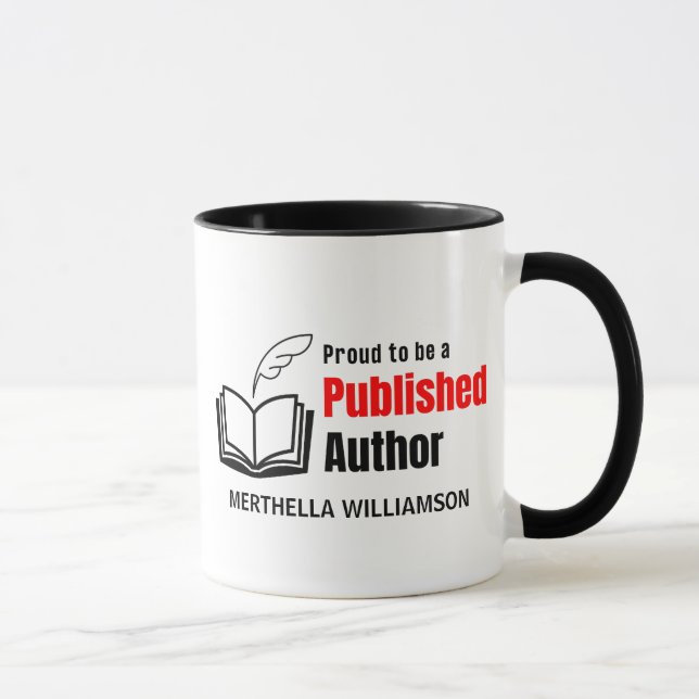 Taza NaNoWriMo PUBLICÓ A AUTHOR Writer (Derecha)
