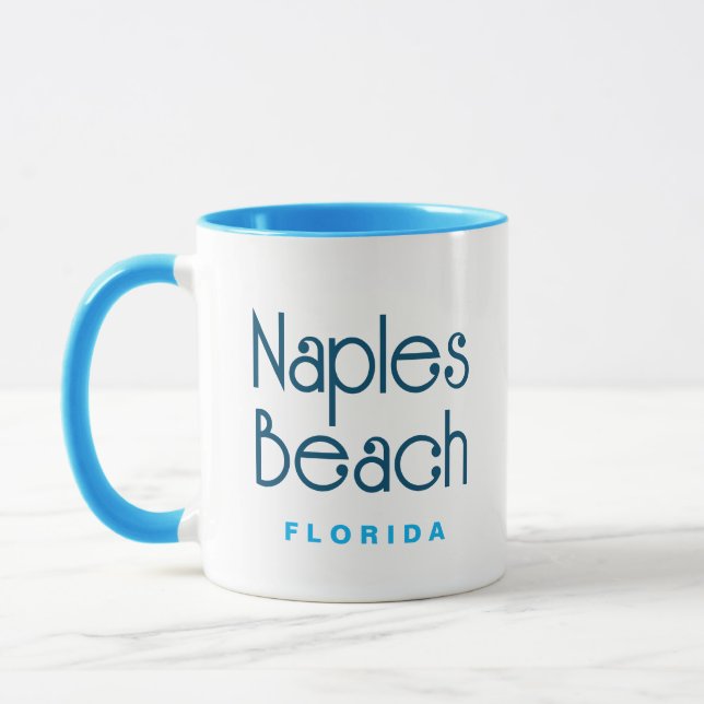 Taza Naples Beach Florida Coffee Mug (Izquierda)