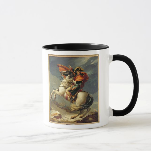 Taza Napoleon que cruza las montañas el 20 de mayo de (Derecha)