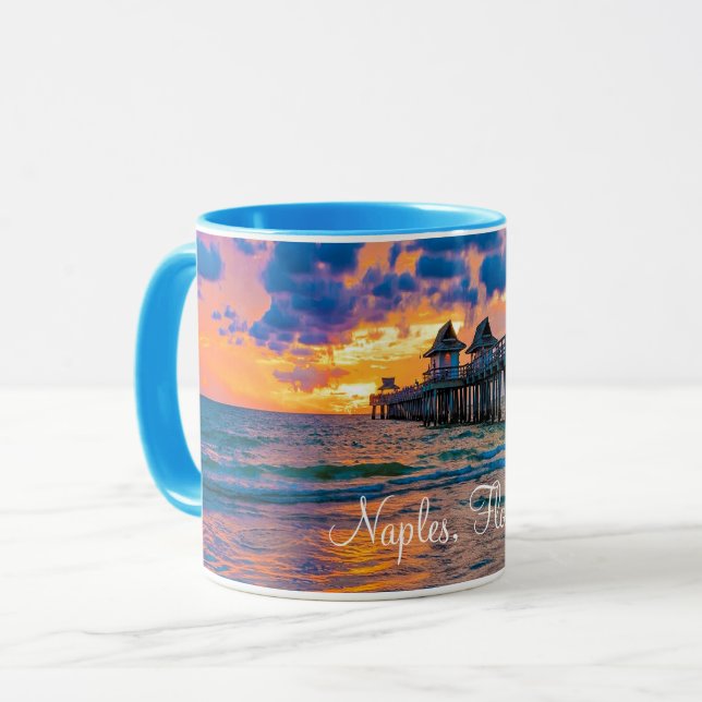 Taza Nápoles, escena de Florida (Anverso izquierdo)