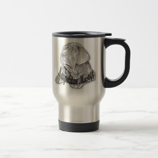 Taza napolitana del viaje del mastín (Derecha)