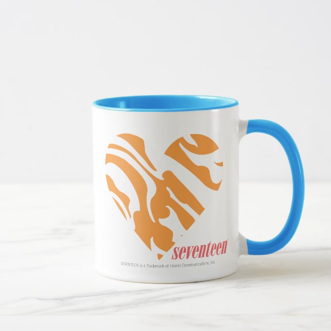 Taza Naranja 2 de la cebra (Derecha)