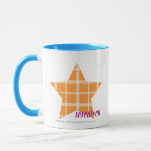 Taza Naranja 2 de la tela escocesa
