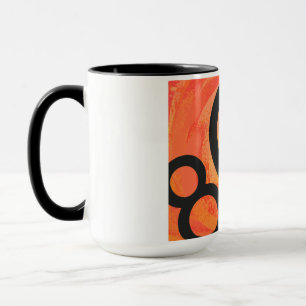 Taza Naranja 80 Década Cumpleaños