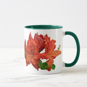 Taza Naranja Azalea Blossoms