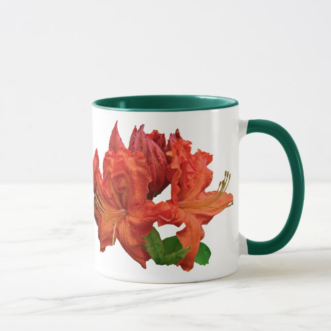 Taza Naranja Azalea Blossoms (Derecha)
