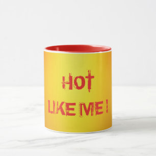 Taza Naranja caliente.