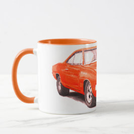 Taza naranja Charger Mug 1969