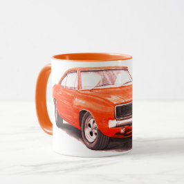 Taza naranja Charger Mug 1969