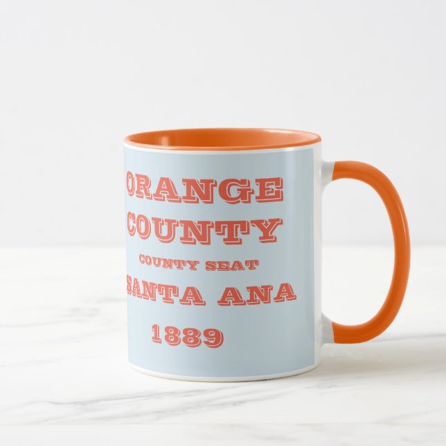 Taza Naranja County California Mug (Derecha)